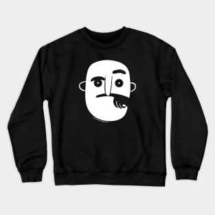 Bob en blanc Crewneck Sweatshirt